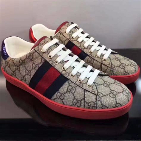 gucci schuhe ace|gucci ace shoes men.